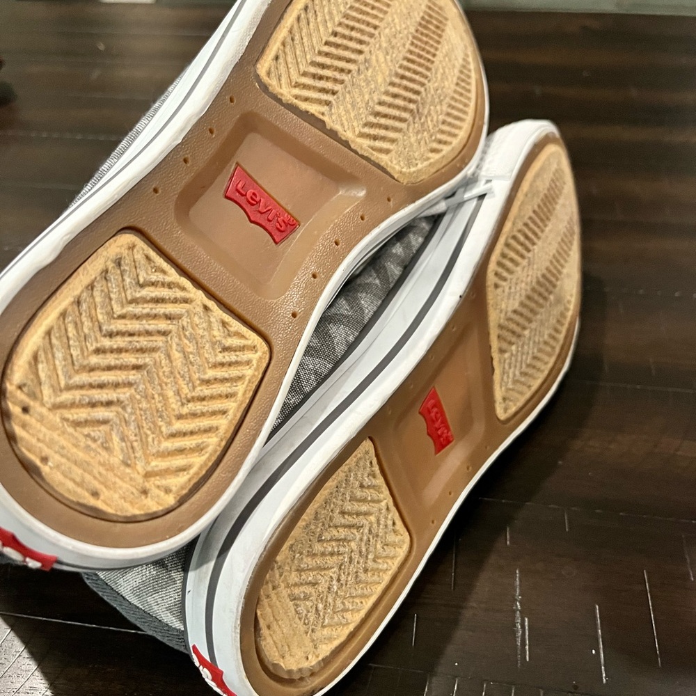 Levi's Zigzag Patterned Gray High-Tops Size 10 Wo… - image 5